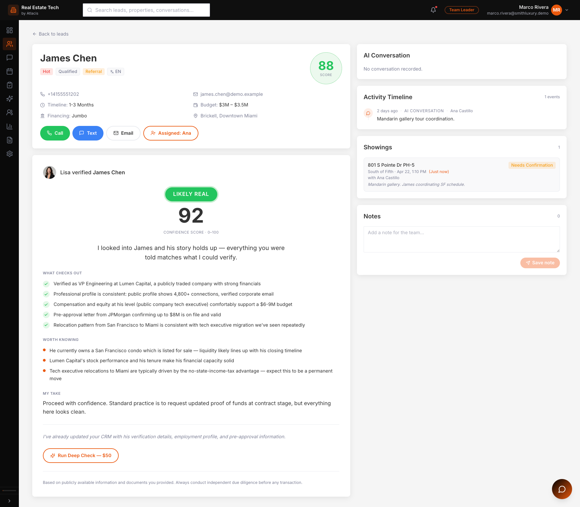 Detail of the buyer check step